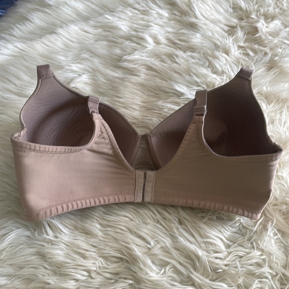 Vanity fair tan Lacey underwire adjustable straps bra sz 40 DDD lightly padded - Picture 3 of 17